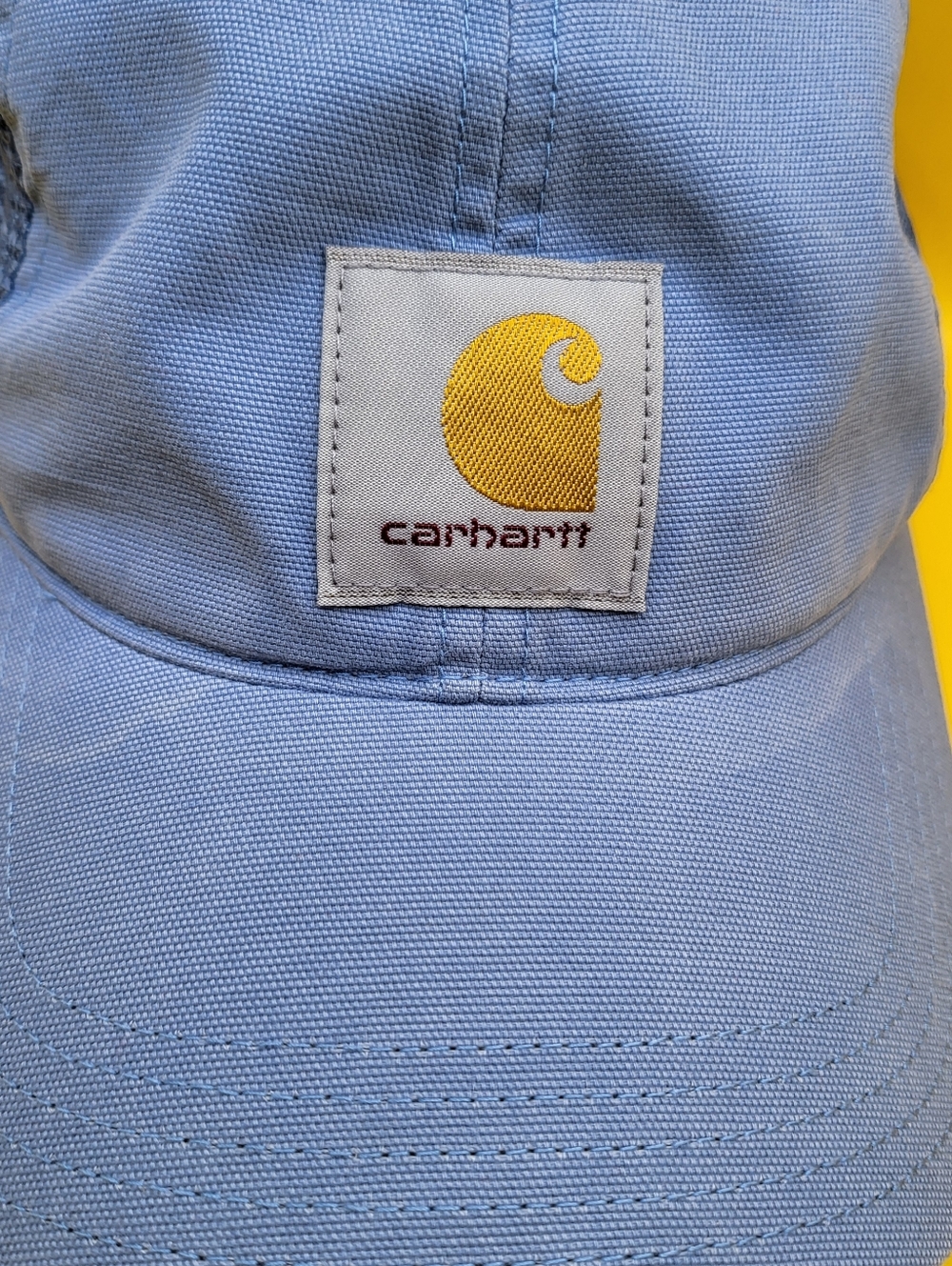 Carhartt Hat Men's Light Blue Adjustable Truckers Cap - Picture 3 of 4